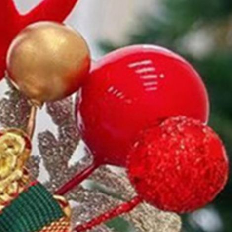 Pinces à cheveux bois de renne Noël lot 14 rouge, barrettes en peluche adorables pour fêtes de Noël, anniversaires et cosplay, perles rouges (1/3)