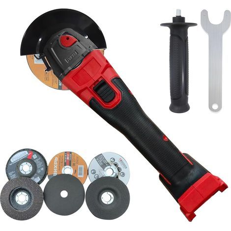 Milwaukee 18V Akku-Winkelschleifer, 125 mm, 12.000 U/min, bürstenloser Schleifer mit M14- bis 5/8"-11-Aufnahme, zum Schneiden, Schleifen und Polieren (1/5)