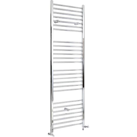 Hudson Reed Kent - Sèche-Serviettes Design Mixte Moderne Plat - Chromé - 180 cm x 50 cm