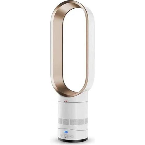 Ventilateur tour 16 pouces, ventilateur silencieux sans pales avec télécommande, purificateur d'air à économie d'énergie, ventilateur électrique de bureau pour l'été, la chambre, le bureau