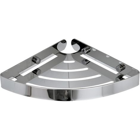 Auto-adhésif/boîte à Savon sans perçage, savon alep boîte en acier inoxydable, Porte-éponge de Cuisine(Angle,Argent),GroupM (1/4)