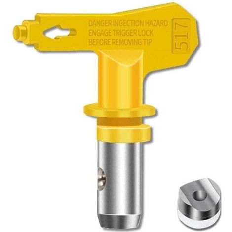 Buse Airless Buse Pistolet Airless Haute Pression et Résistance Thermique Lot de 6 Joints Buses Airless Compatible avec Pistolets à Peinture Graco Titan Wagner etc (Tapez 515,517,519,521,523,525),de D