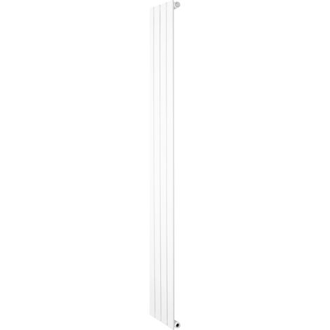 Flat Single Column Radiator - 1800 x 280mm - White (1/5)