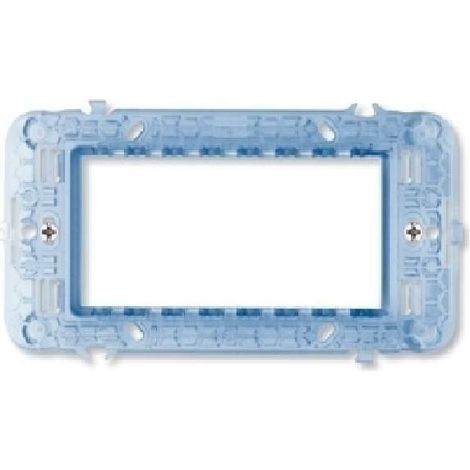Supporto con viti ave s44 4 moduli per scatole rettangolari - 44a04