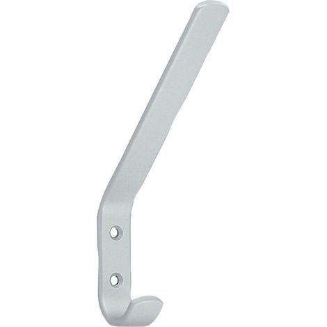 Wilesco SCHROEDER, Garderob. Hut- und Mantelhaken Einf.haken,5202,Aluminium silberfarbig (1/2)