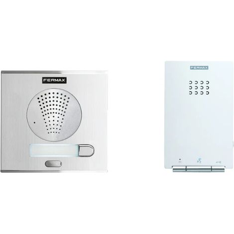 Kit de portero digital duox plus 1L con instalación rápida y tecnología de dos hilos