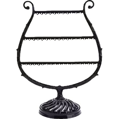 Organizador de Joyería en Forma de Lira Negro (1/3)