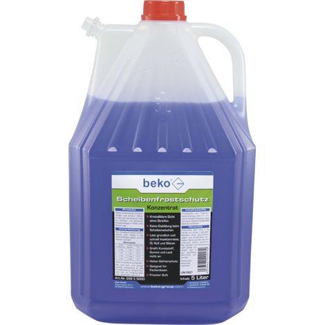 beko Scheibenfrostschutz -Konzentrat- 5 l Kanister mit Ausgießverschluß 299 5 5000