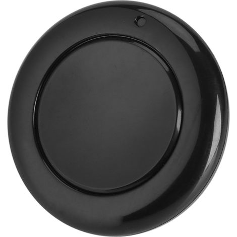 Télécommande ronde sans fil 433MHz RF EV1527, transmetteur mural 1 bouton noir, interrupteur à distance pour portail, garage et éclairage (1/5)