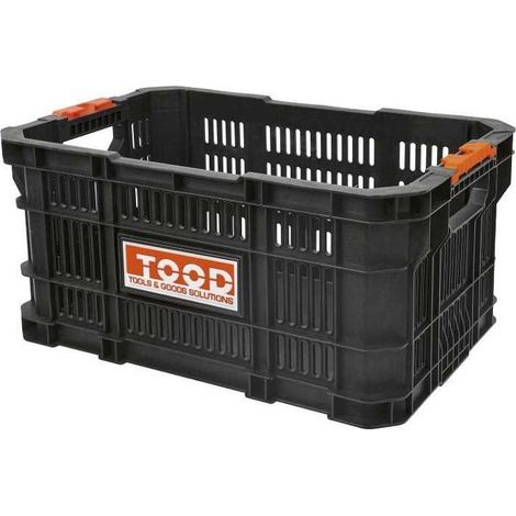 Tood Modulare Werkzeugkiste Schwarz 53x34x25 cm (1/3)