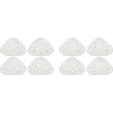 8 PièCes Tampons de Vadrouille à Vapeur pour Vileda Aspirateur Lavable RéUtilisable Triangle Mop Pad Chiffon de Nettoyage Outil de (1/4)