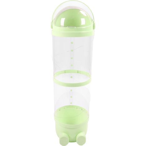 Cornière rangement peluches 97 cm grand volume transparente avec éclairage intégré organisateur jouets en plastique pour chambre vert ensemble 35 pièces (1/5)