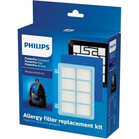 HEPA-Filter Staubsauger - PHILIPS - FC8010/02 - Anti-Staub Wartungsset für PowerPro Staubsauger (1/5)