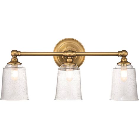 Elstead Feiss Hugeunot Lampada da parete in ottone brunito, IP44 (1/5)