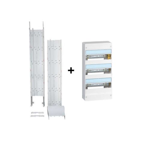 Legrand - Drivia - Kit GTL 13M Complet + Tableau 3 Rangu00e9es de 13 Modules - Ru00e9f. : 030037+401213
