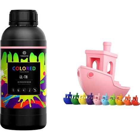 Résine 3D Résistante, Couleurs Vives, Haute Performance, Rose-1000G