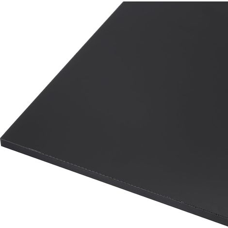 1219 x 610 x 6mm Feuille Plastique HDPE, Planche Découpe Polyéthylène Haute Densité Bloc Solide Noir, [pour Marine, DIY, Sol Maison] (1/5)