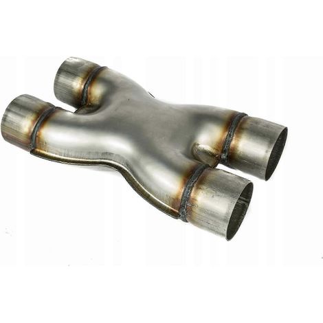 Silencieux d'échappement utilisant un tuyau en forme de X de 2 pouces (51 mm) (1/5)