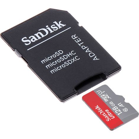 Carte mémoire SanDisk SD-micro-10/128-sand de 128 Go (1/3)