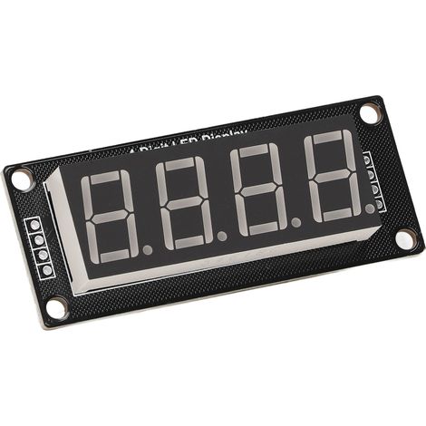 Module d'affichage numérique LED 4 chiffres 7 segments 0,56 pouce vert, pilote TM1637, écran à tube digital pour bricolage (1/5)