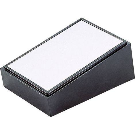 TEKO 102.9 Contenitore da banco (L x L x A) 109 x 70 x 50 mm Plastica, Alluminio Nero, Argento 1 pz. (1/2)
