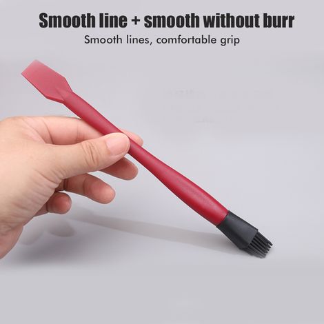 Kit de 4 pinceaux à colle pour le travail du bois, en silicone durable. (1/5)