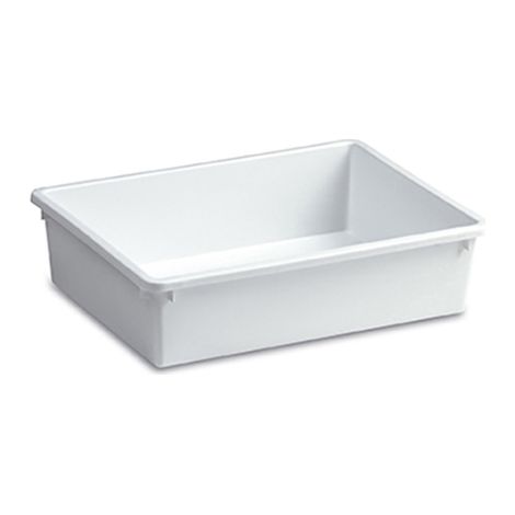 Stefanplast bacinella contenitore frigo in polipropilene 10 lt bianco per alimenti