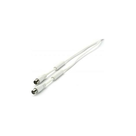 Câble d'antenne TV/radio Vivanco 43049 de 5 m avec noyau en ferrite