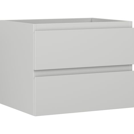 Mexen Orio mobile sottolavabo da bagno 60 cm, 2 cassetti, grigio opaco - 91A10-06047-2-BFF62 (1/5)