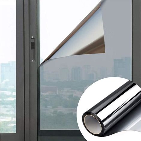 Film Solaire - FOLAYA - 60x400 cm - Anti UV - Protection thermique - Miroir unidirectionnel (1/4)