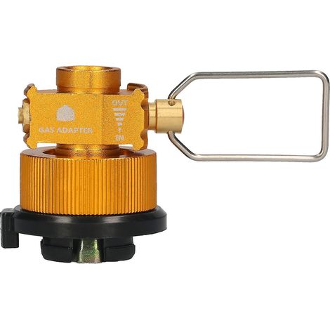 Gastank-Umrüstventil-Adapter mit Füllhebel für Camping