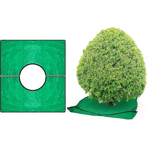 Bâche de jardin pliable pour le rangement des feuilles mortes, facile à nettoyer et idéale pour la taille des plantes. (1/5)