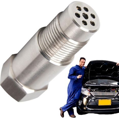 Prolongateur Adaptateur pour Collecteur d'Échappement Raccord Fileté Hexagonal Haute Pression Connecteur Accessoire en Métal Acier Inoxydable Outil Automobile pour Atelier Mécanique Maison (1/5)