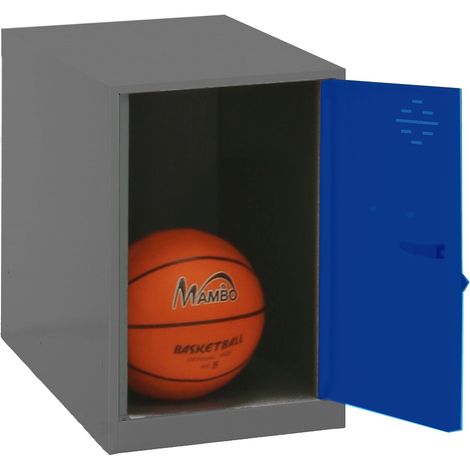 METALLISCHES SCHLIESSFACH SIMONLOCKER DISM. MINI 475x300x500 mm ANT/BLAU (1/3)