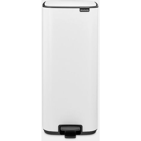 Brabantia Bo Pedal Bin 30 L Rectangular Acero Blanco (1/5)
