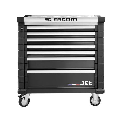 Facom – Chariot à outils 7 tiroirs – Servante roulante 1004 x 1005 x 575mm – Charge maximale 300kg – Pour professionnels et ateliers (1/2)