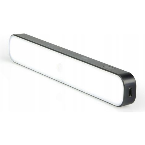 Lámpara LED para muebles bajo armario, sensor de movimiento, SLL11, magnética, negra, 24 cm, 4000 K (1/5)