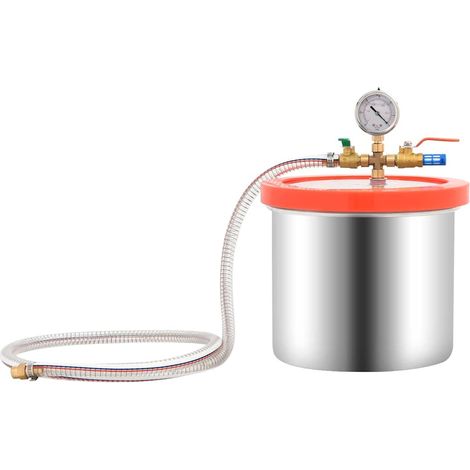 vidaXL Cámara de vacío de acero inoxidable 7,4 L (1/2)