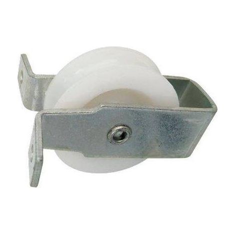 5,0 x CARRUCOLA NYLON STAFFA FISSA SELF