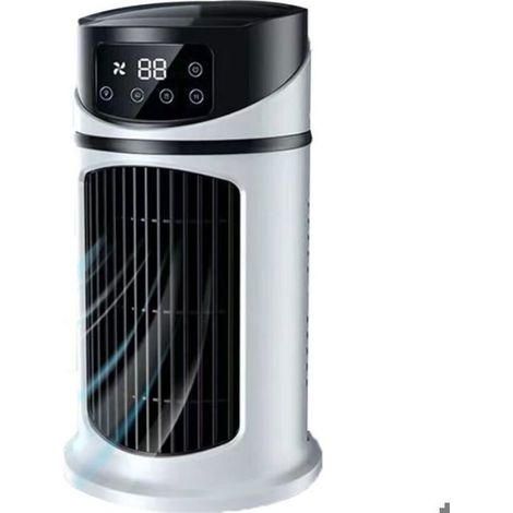 Mini Climatiseur Portable - Refroidisseur D'air Et Humidificateur - Filtre En Coton - USB - 25 X 19 X 18 Cm - 1 Pièce (1/4)