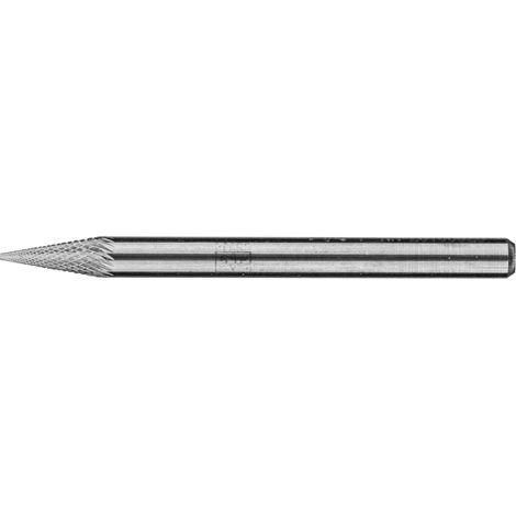 PFERD TOOLS Hartmetall Hochleistungsfrässtift MICRO Spitzkegel SKM Ø 03x07 mm Schaft-Ø 3 mm Feinbearbeitung