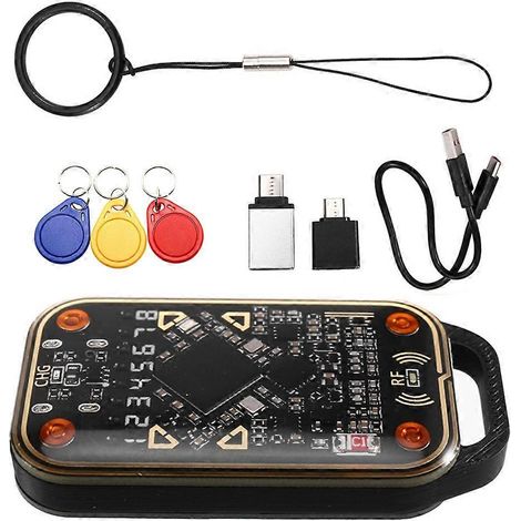 Lecteur/émulateur de cartes à puce RFID Chameleon Ultra V3.0 125 kHz 13,56 MHz, copieur d'étiquettes NFC et porte-clés 3XUID (1/5)
