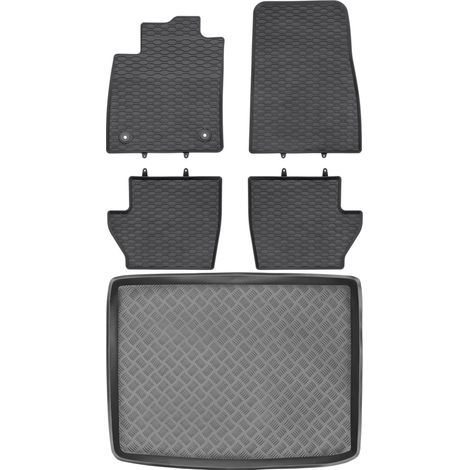 Set di tappetini in gomma per auto e tappetino per bagagliaio per Ford Puma Crossover del 2019