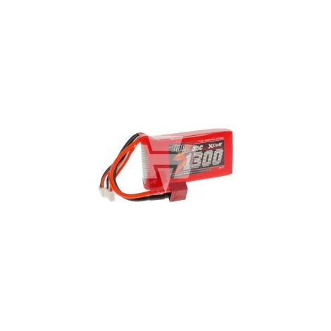 XCell LiPo Cracker 7,4 V/1300 mAh 2S1P, 35C, presa a T