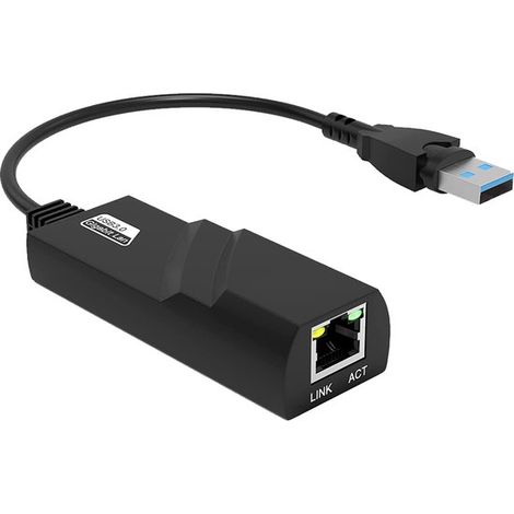 Adaptateur Ethernet Gigabit USB vers RJ45 3.0 pour ordinateur portable, convertisseur réseau pour adaptateur réseau USB externe de type C