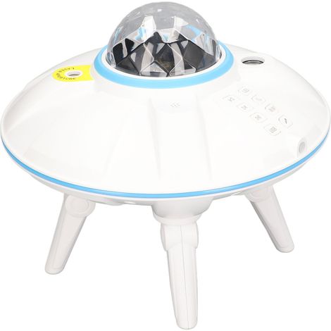 UFO-Sternenprojektorlampe, Bluetooth-Musikfernbedienung mit Mond- und Sternenhimmel-Effekt, USB-Nebelstimmungslampe (Fernbedienung ohne Batterien, Steuerung: UFO-Sternenlampe) (1/5)