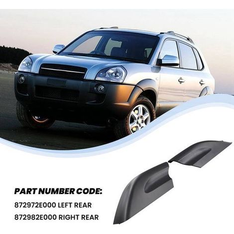 2 Gepäckträgerabdeckungen für Hyundai Tucson (Baujahre 2005–2009) (1/4)