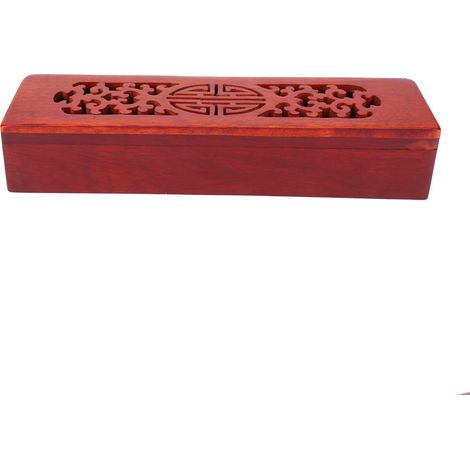 Nanmu-Essstäbchenbox aus Vietnam, horizontaler Räuchergefäß, passende hohle Räucherbox (3) (1/5)