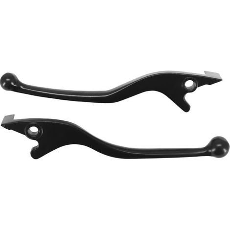 Bremshebel – Paar – Schwarzes Aluminium – Vorder- und Hinterradbremshebel – Kompatibel mit NIU N-Serie – Schwarz (1/4)