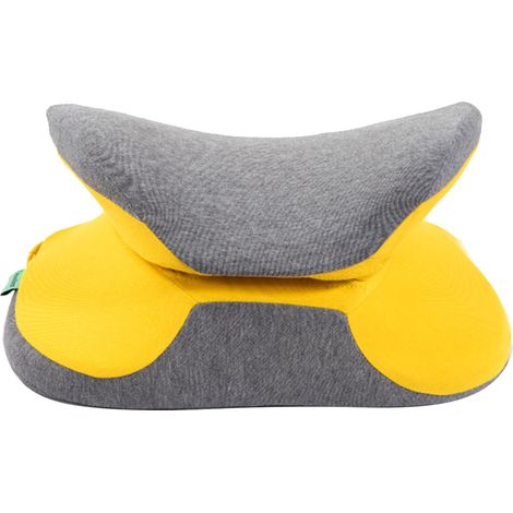 Ergonomisches Memory-Schaum-Kissen für Büro und Schule, zitronengelb, 38 x 33 x 15 cm (1/5)